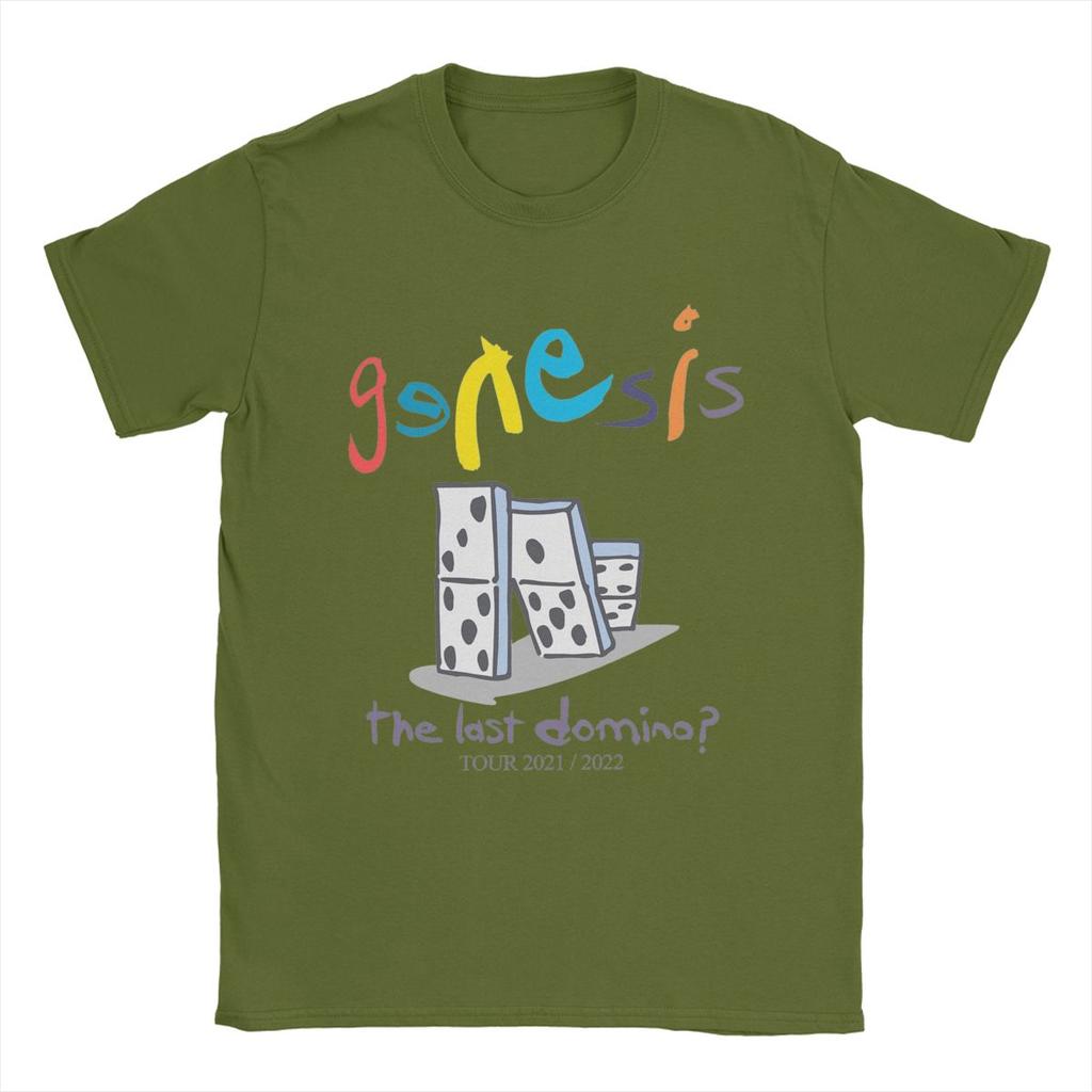The Last Domino Genesis T Shirt Men's Cotton Funny T-Shirts Round Neck Tee Shirt Short Sleeve Clothing New Arrival