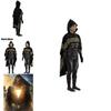 Black Adam Halloween Cosplay Costume Set For Kids And Adults