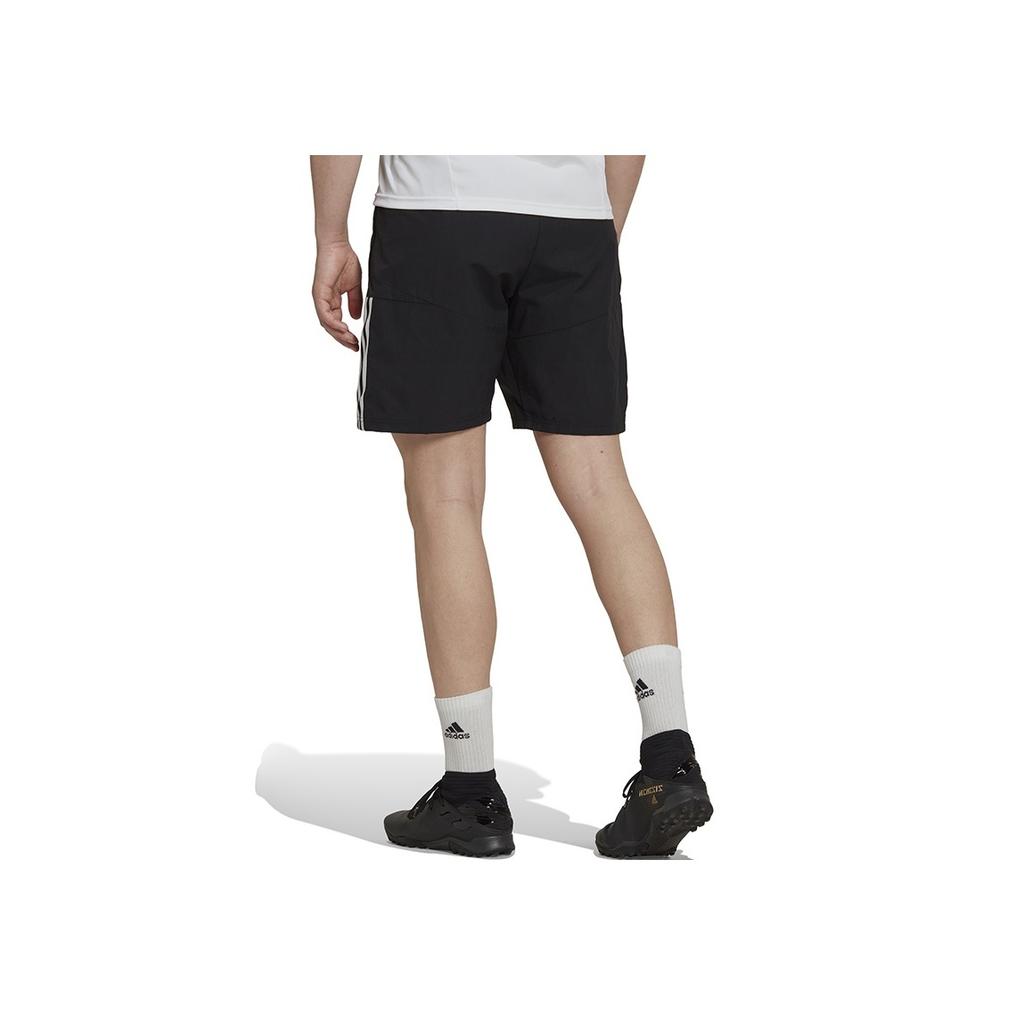 Adidas Sporty Lifestyle Series Stripe Jogger Shorts Men Shorts Black HI4710