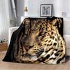 3d Tier Gepard Leopard  Cartoon Blanket for Bed Picnic Blanket Sofa Thin Blanket Air Conditioning Blanket Customized Blankets