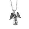Vintage Trends Angel Wing Pendant Necklaces for Men Women 316L Stainless Steel Punk Fashion Lucky Jewelry Gifts Dropshipping