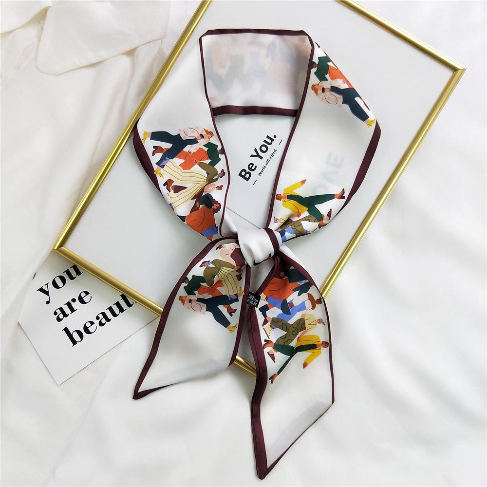 Neue Schals Seidenschals Damen Frühlings- und Herbstsaison Lange dekorative professionelle Schals Sommer Dünne Stile gepaart mit stilvollen Hemden