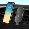 360°Rotating Wireless Phone Car Charger Type C USB Port Black AutoSensing Holder