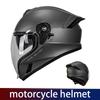 Drinking helmet, motorcycle helmet, uncovered helmet, men's and women's double mirrors, all-weather winter helmet, 3C and DOT do