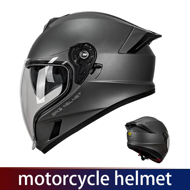 Drinking helmet, motorcycle helmet, uncovered helmet, men's and women's double mirrors, all-weather winter helmet, 3C and DOT do