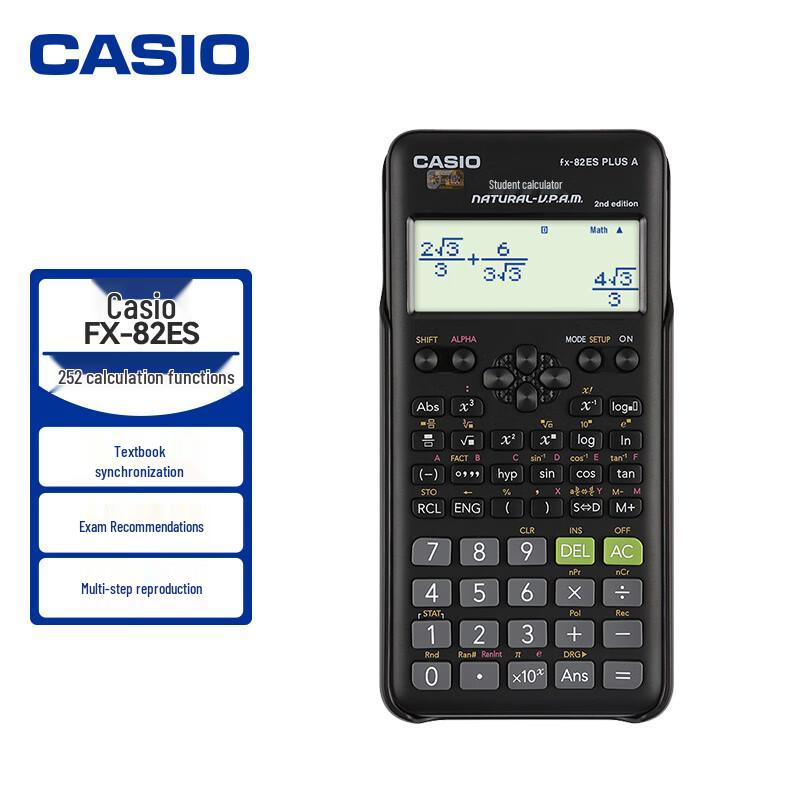 

Науковий калькулятор CASIO FX-82ES PLUS Standard Model
