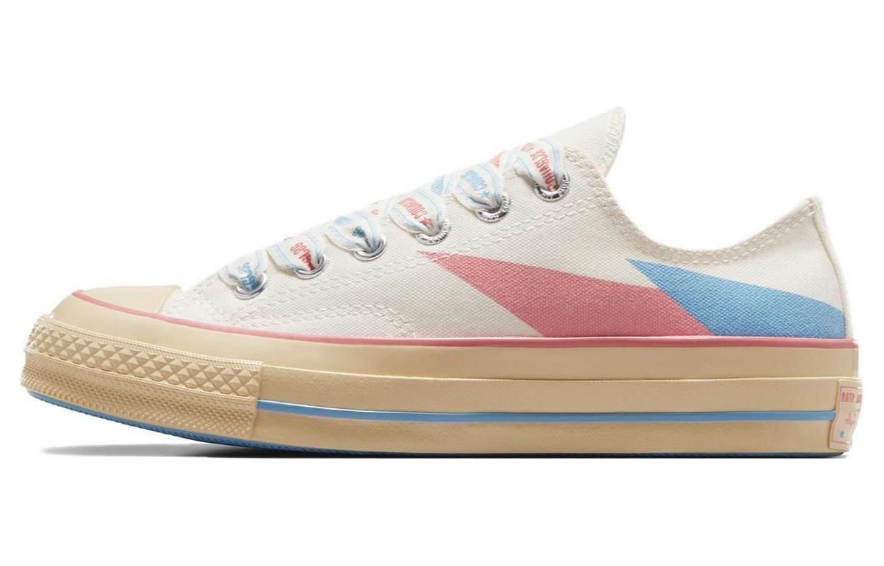 Converse Chuck 70 Low Beige Pink Blue Abstract 35