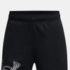 Under Armour UA Tech™ Letter Logo Print Quick-Dry Mid-Rise Kids Shorts Kids Shorts Black 1383333-001