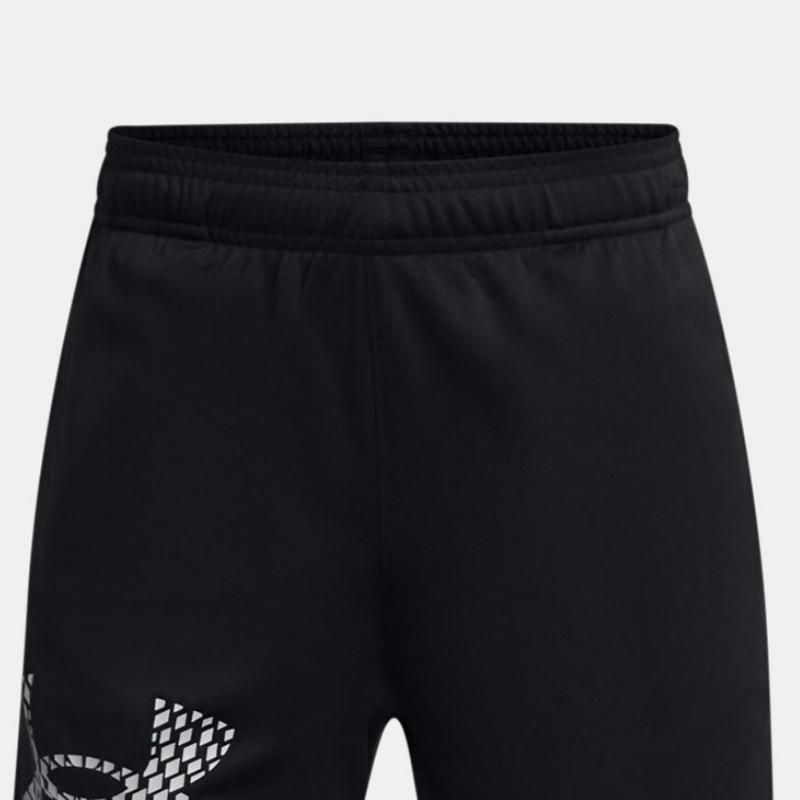 Under Armour UA Tech™ Letter Logo Print Quick-Dry Mid-Rise Kids Shorts Kids Shorts Black 1383333-001