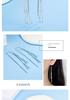 Elegant Korean Style Geometric Triangle Tassel Ear Cuffs for Women - 2022 Trendy Long Layered Earrings