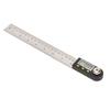 Digital Angle Ruler 200mm 0 to 360 Degree Stainless Steel Lock Function Angle Measuring Tool for Woodworking Craft DIY
