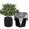 Thermal Insulated Plant Pot Cover Oxford Fabric Aluminum Foil Potted Plant Freeze Protection Bag Winter Plant Protector
