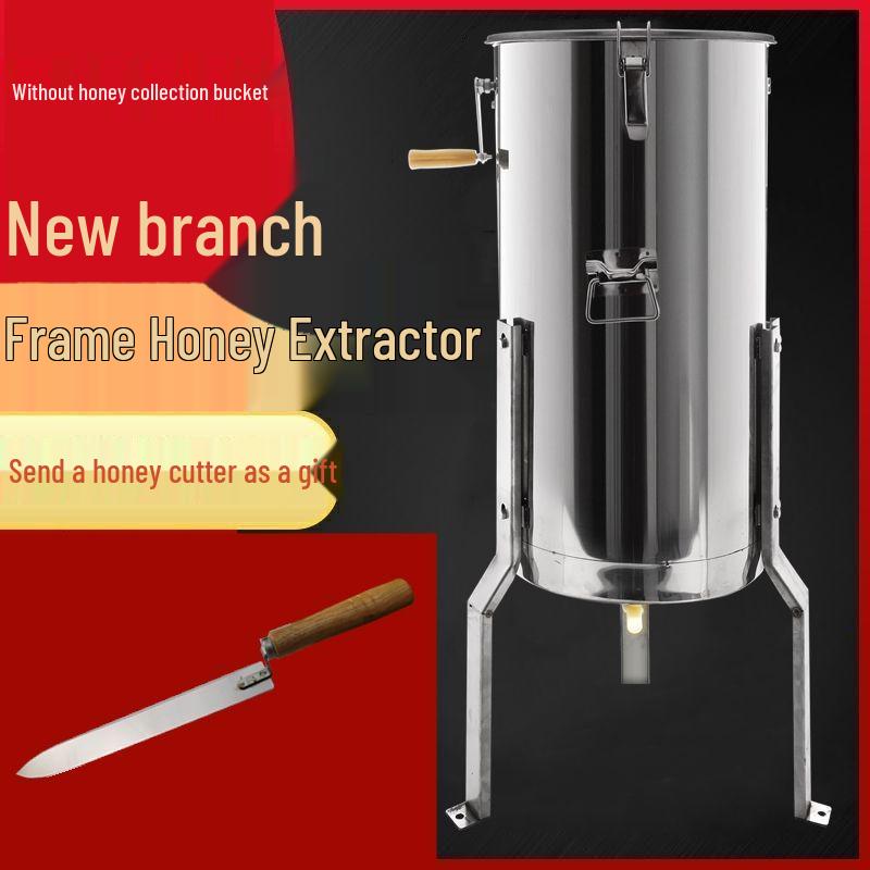 Thickened Stainless Steel Honey Extractor & Spinner Set for Beekeeping