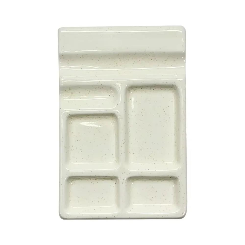 Anti-Seepage Nail Palette Sturdy Durable Multifunctional Palette Brush Cleaning Tray Nail Art