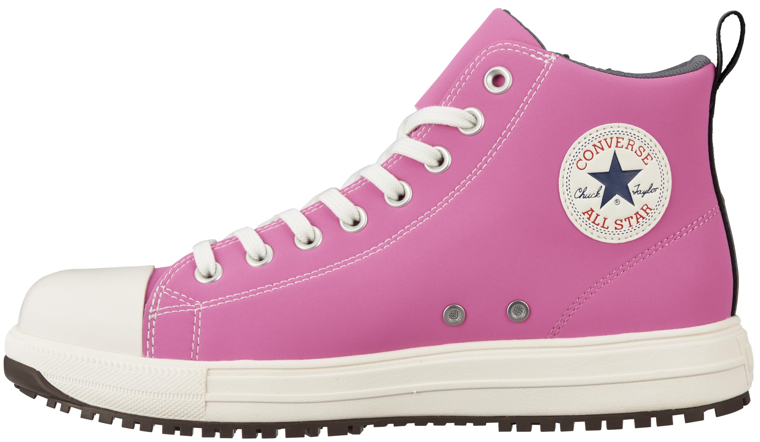 

Converse All Star PS Z HI Safety Protective Pink Shoes, Zip-Up Sneakers, розовый