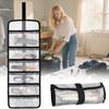 Transparent PVC Roll-up Fishing Lure Bag, 6 Pockets, Large Capacity, Foldable Storage Cover