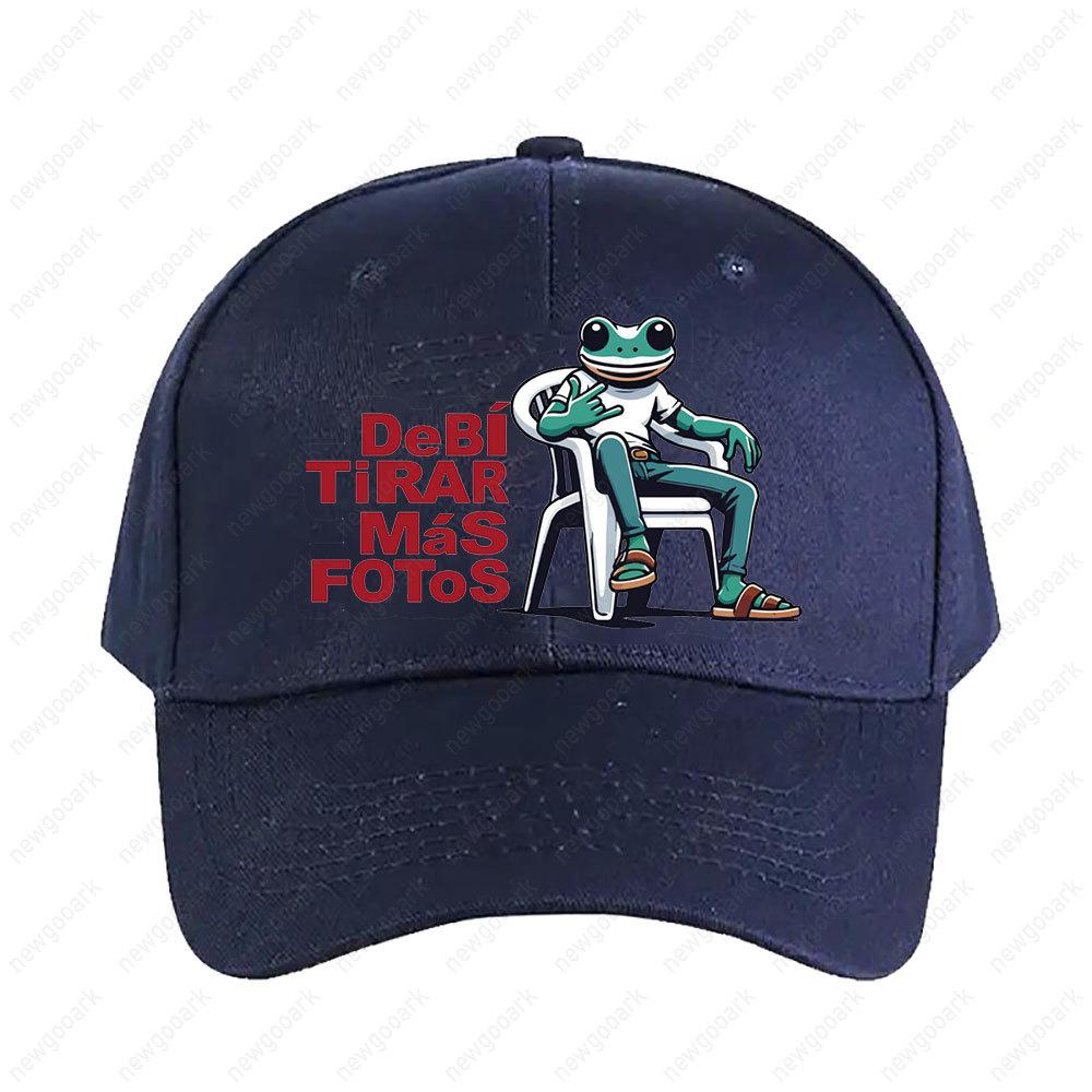 Debí Tirar Más Fotos Sapo Concho Plastic Chair Meme Art Chill Vibes Only Cap Women Unisex Adult Adjustable Printed Baseball Caps