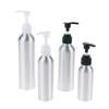 1pc 30-150-500ml Leak Proof Spiral Lotion Pump Head Hand Washing Liquid Facial Cleanser Shampoo Aluminum Bottle Lotion Dispenser