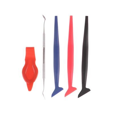 1/3Pcs Car Film Wrapping Scraper Accessories Car Stickers Hardness Wrap Tools Micro Squeegee Scraper Car Micro Gasket Squeegee