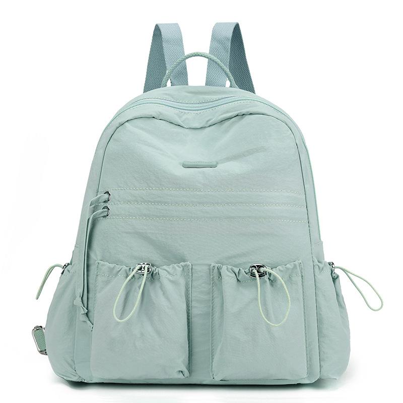 Fashion Versatile Cute Backpack Ladies Large Capacity School Light Commuter Versatile Drawstring Backpack