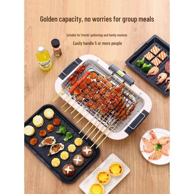 Jundingying Large Electric BBQ Grill Set