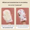 1Pc Bath glove for women, Body Rubbing Bath artifact rubbing back bath towels, household back bath glove