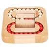  Ball Wooden Toy Luban Lock Unlock Adult Kids Science Education Maze Game Puzzle