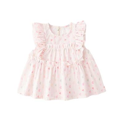 Girls' Cute Cotton Summer Sleeveless Vest