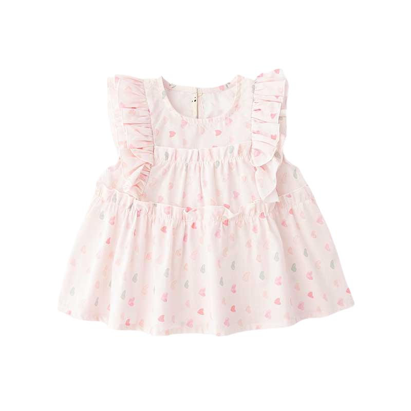 Babyprints Girls  Cute Cotton Summer Sleeveless Vest 100