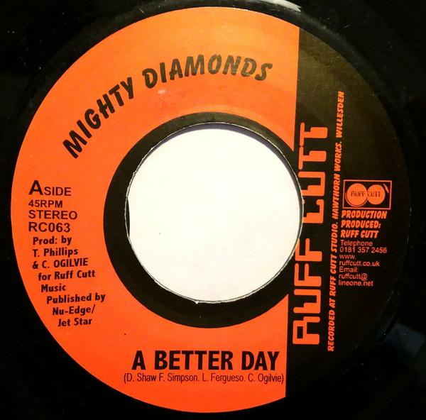

7inch Record MIGHTY DIAMONDS - A Better Day RC063 Ruff Cutt UK Reggae, Ska & Dub Used