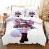 3D Anime Sexy Girls Silvervale VTuber Bedding Set Single Twin Full Queen King Size Bed Set Adult Kid Bedroom Duvet cover Sets