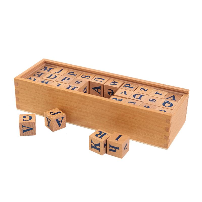 Montessori Language Teaching Aids for Children 26 English Letters Structure Practice Kids Educational Act Study Materials Toys