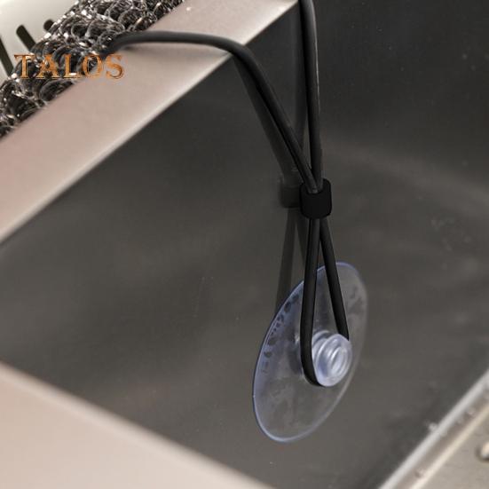 Organizer na zlew kuchenny Uchwyt na gąbkę Klasa spożywcza Bez BPA Uchwyt na mydło Wiszący organizer na kran z otworami drenażowymi