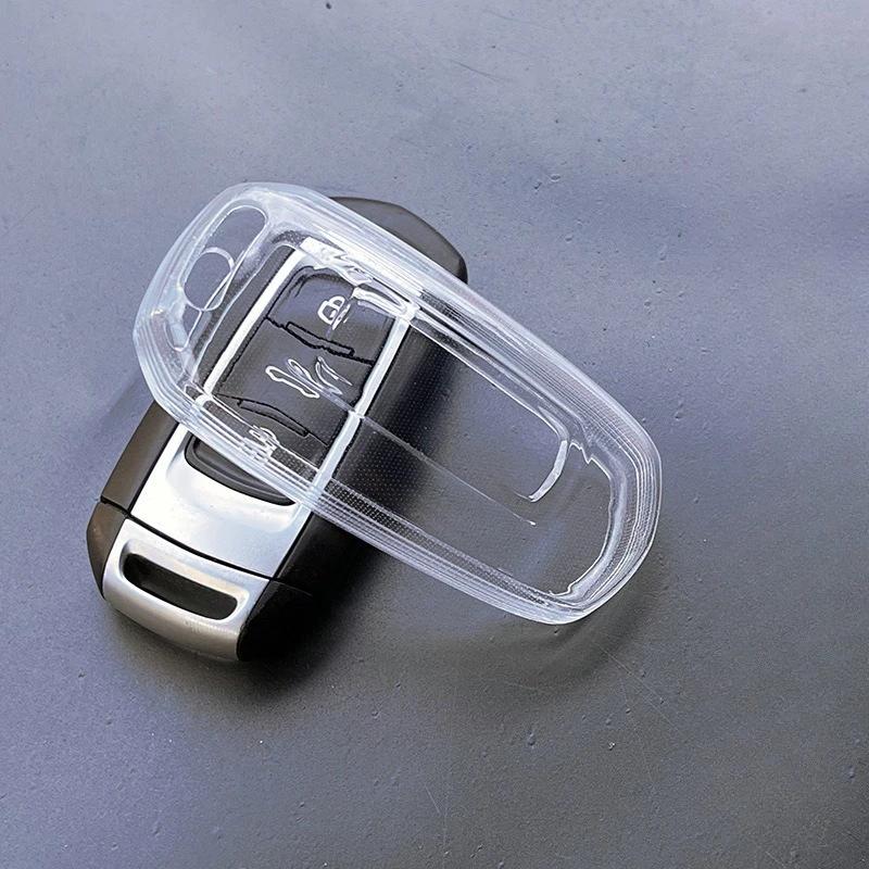

soft TPU Car Key Case Transparent cover set for Geely Coolray X6 Emgrand Global Hawk GX7 Atlas Boyue NL3 EX7 X7 SUV GT GC9 Borui