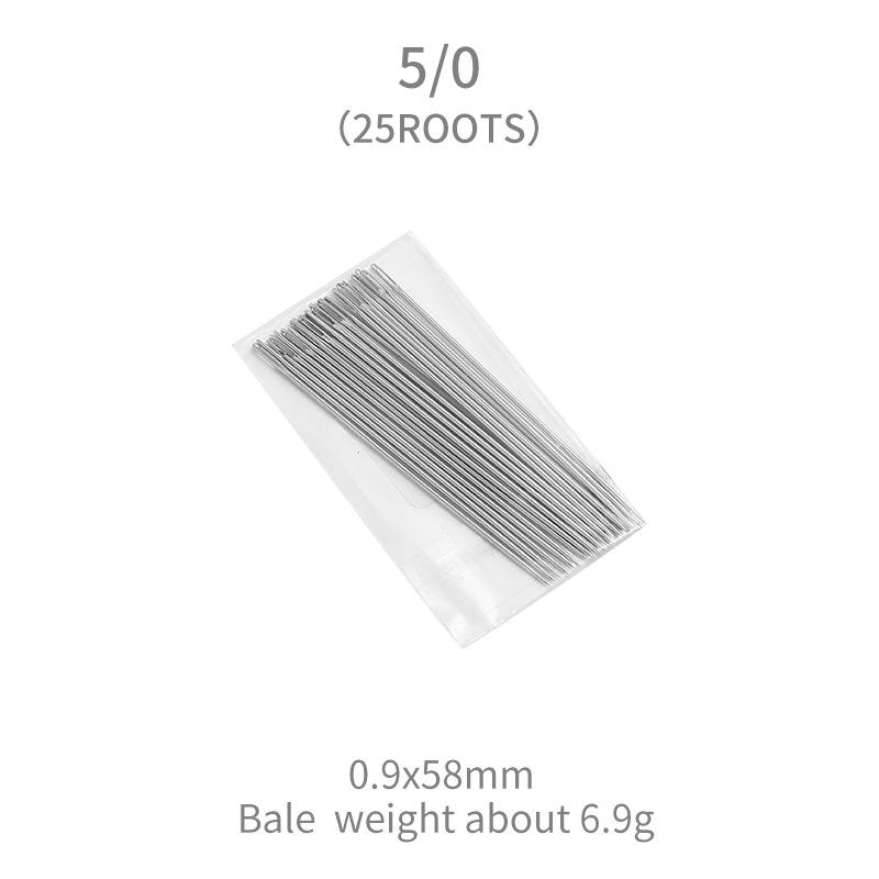 25Pcs Multi-Size Big Eye Hand Sewing Needle Home Sewing Steel Needle Cross-Stitchs Hand Embroidery Clothes Needles