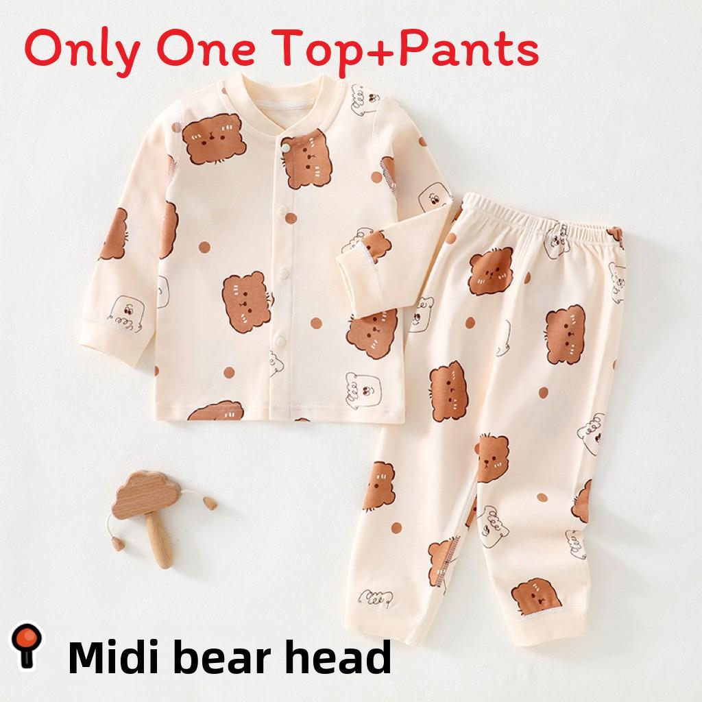 Baby Boys Girls Cotton Pajama Sets With Antibacterial Fabric For Newborns
