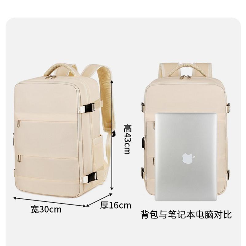 Large Capacity Lightweight Carry On Backpack Multifunctional Short Trip Travel Laptop Bag Fits Airline Cabin Luggage