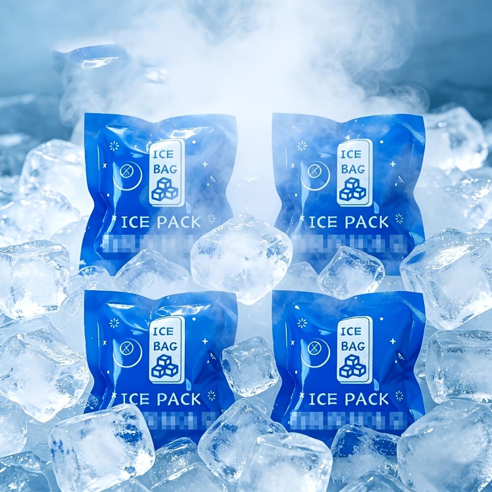 40ml Self Absorbing Ice Pack Reusable Gel Cold Bags for Food Storage Cooler 100pcs-40ml(7x7cm)