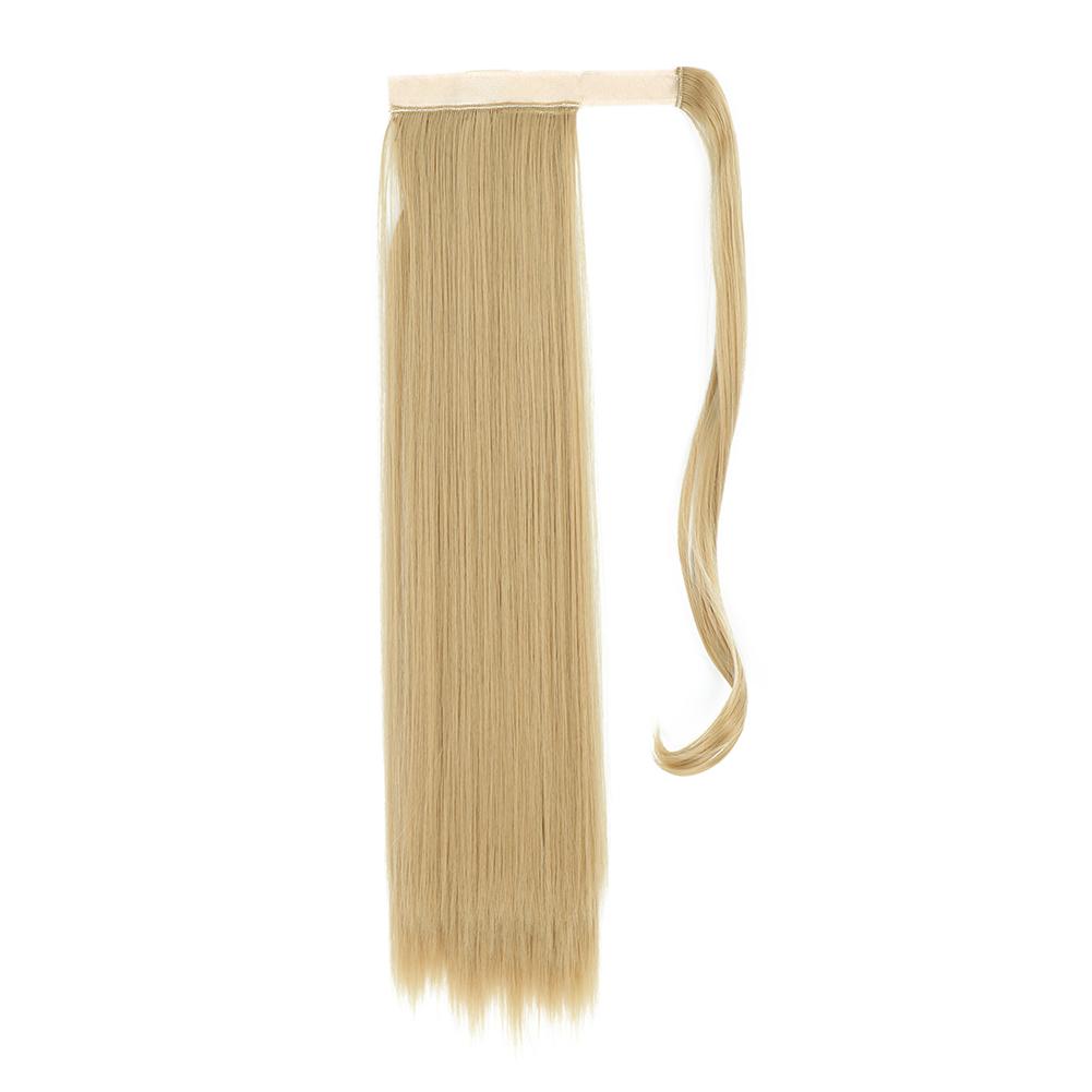 MISS WIG Women's Silky Straight Synthetic Clip In Drawstring Ponytail Hairpieces for Women Hair Extension