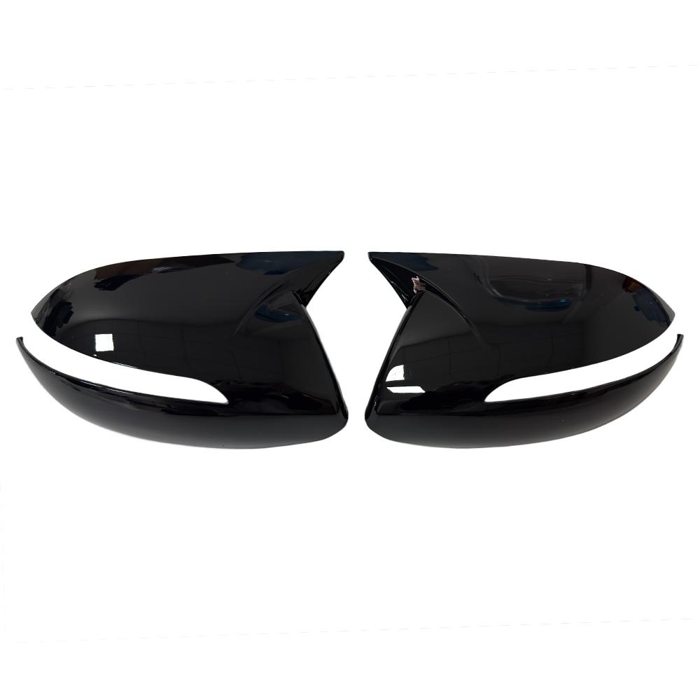 For Kia Sportage KX5 2011 2012 2013 2014 2015 ABS Car Rearview Side Mirror Cover Wing Cap Exterior Door Trim Adhesive Sticker