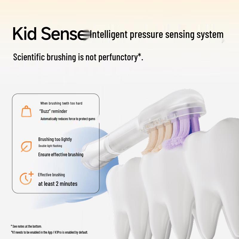 LAIFEN K1+ Children's Electric Toothbrush CN plug (adapter included)