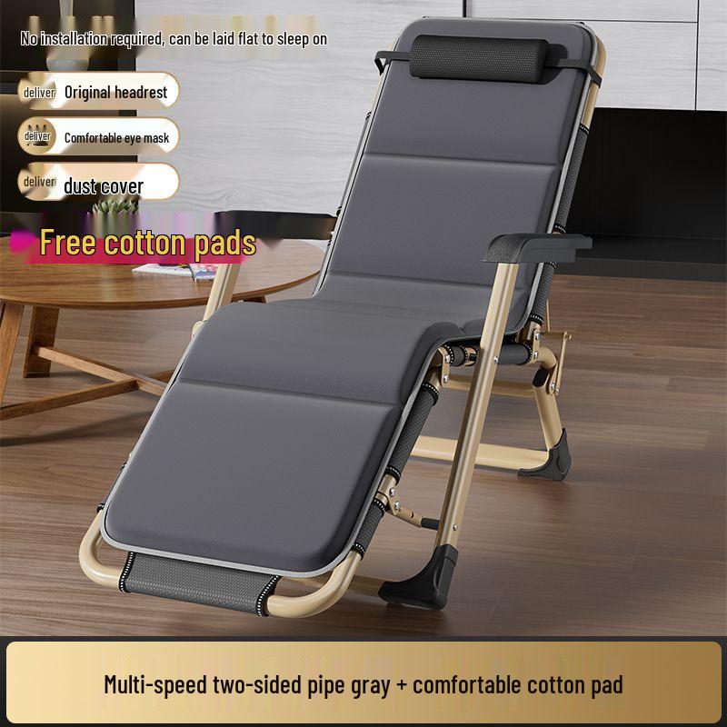 Portable Folding Lounge Chair Recliner for Adults - Versatile Beach and Nap Chair with Adjustable Backrest