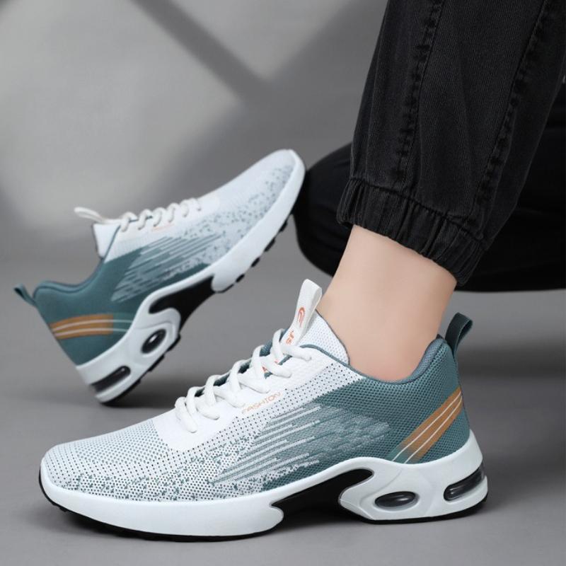 Fashion Soft Men's Sneakers New Mesh Breathable Casual Shoes Comfortable Non-slip Wear-resistant Running Shoes Zapatillas Hombre