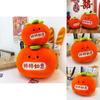 Fruits Persimmon Plush Toy With Pp Cotton Filling Perfect For Wedding Bed Decor