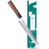 SHANGDAO Traditional 9.5 Inch Sashimi Sushi Knife for Restaurant Sharp Knife Stainless Steel with Wood Handle