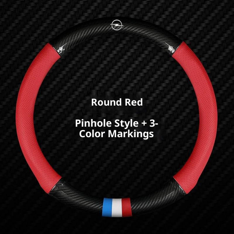 Car Steering Wheel DZGWA3T Cover For Opel OPCline Astra Corsa Grandland Insignia Mokka Vectra GTC Tigra Vivaro Zafira Auto Accessories