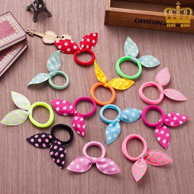 15 Pcs Mini Small Bunny Rabbit Ears Headband Hair Rope Rubber Bands Baby Girls Kids Cute Hair Accessories