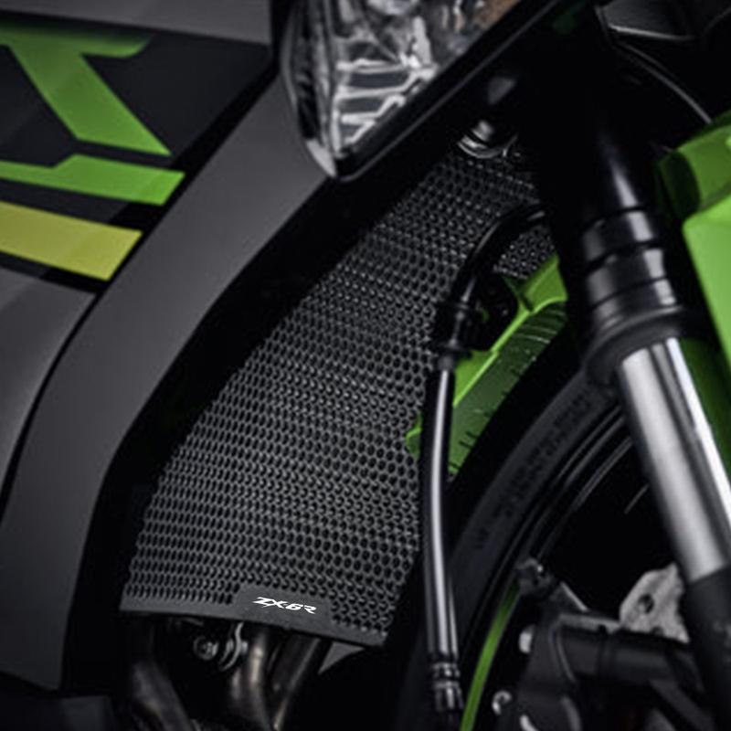 Motorcycle ZX636 ZX6R Radiator Grille Guard Cover fit For ZX636R ZX-636R ZX-6R ZX6R ZX63 2013-2023