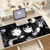 Japanese Anime Pixel Girl Mouse Pad Anti Slip Rubber Edge Locked Thickened Laptop Gaming Desk Mat