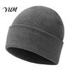 Outdoor Hiking Hat Knitted Winter Hat, Unisex Thick Thermal Skull Cap, Cozy Windproof Warm Knit for Men Women Jogging Cap